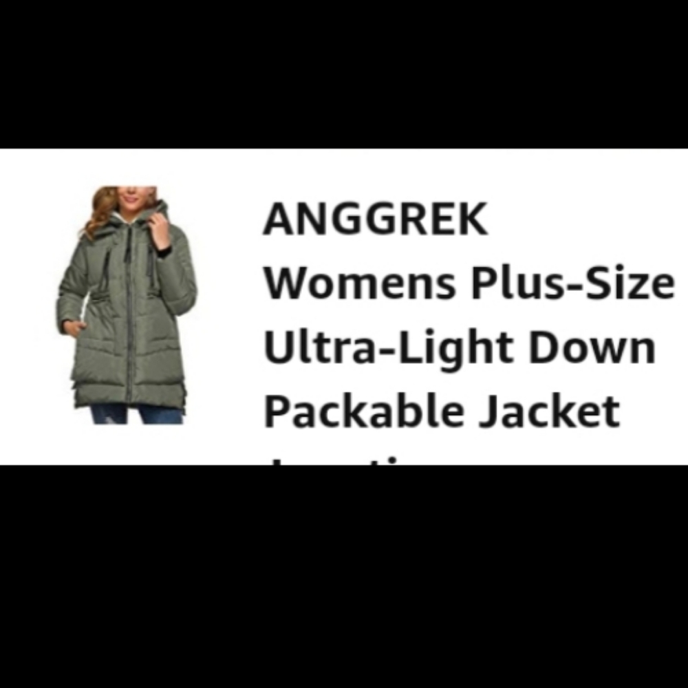 Womens down jacket
